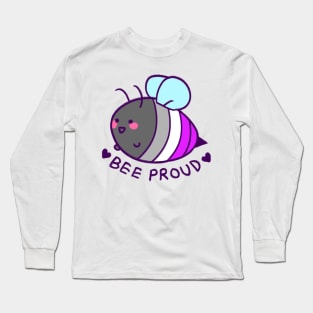 BEE proud: asexual flag Long Sleeve T-Shirt